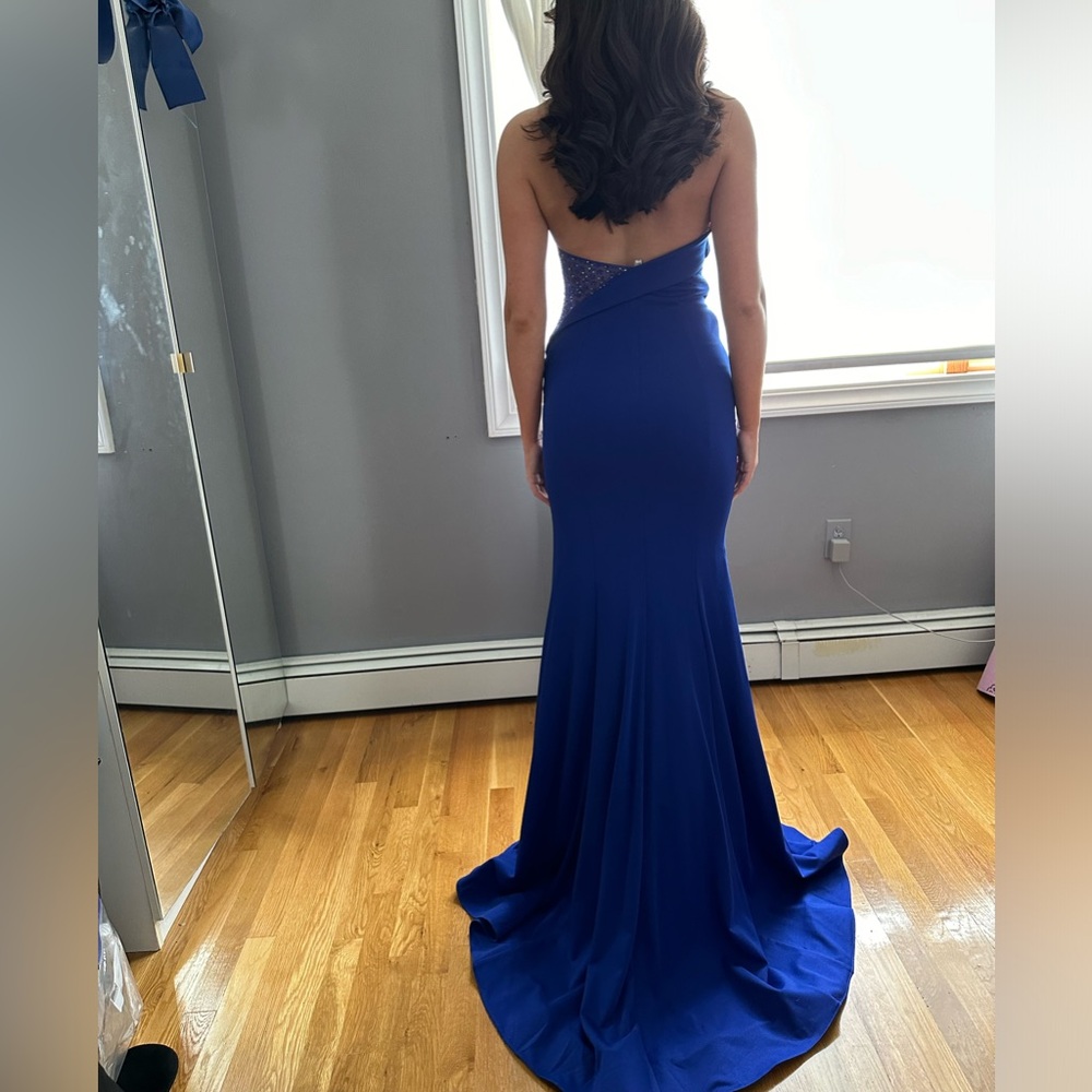 Blue Jasz couture gown - Picture 3 of 3